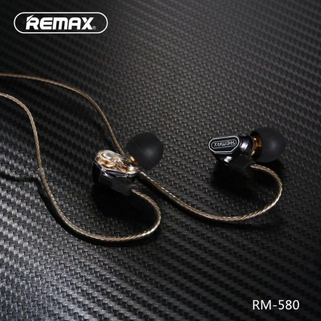 TAI NGHE THỜI TRANG REMAX RM-580 IN-EAR - Bảo Hành Toàn Quốc