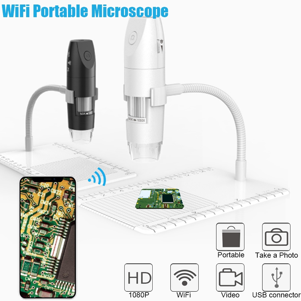 1000x digital microscope WiFi inskam 316 Mobile USB microscope camera HD 1080P with solid tube frame switch for iOS iOS computer