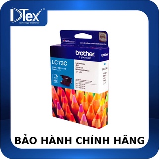 Mực in brother lc73c cyan ink tank - hàng chính hãng