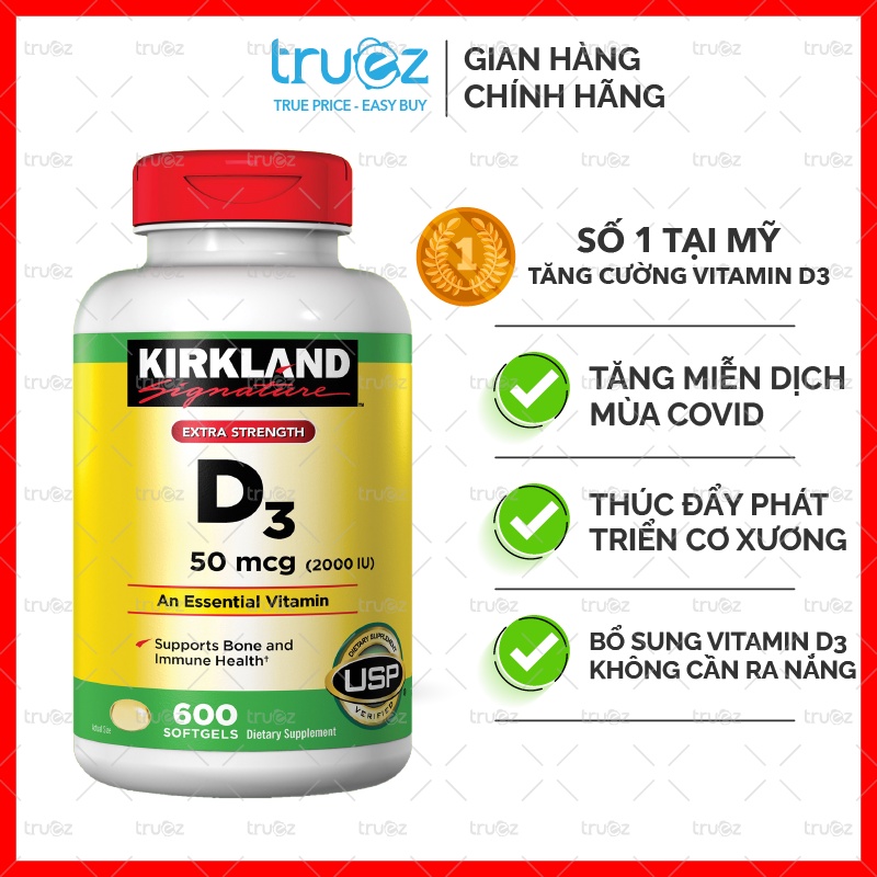 tăng cường đề kháng, hấp thụ canxi hộp 600 viên [Chính hãng]