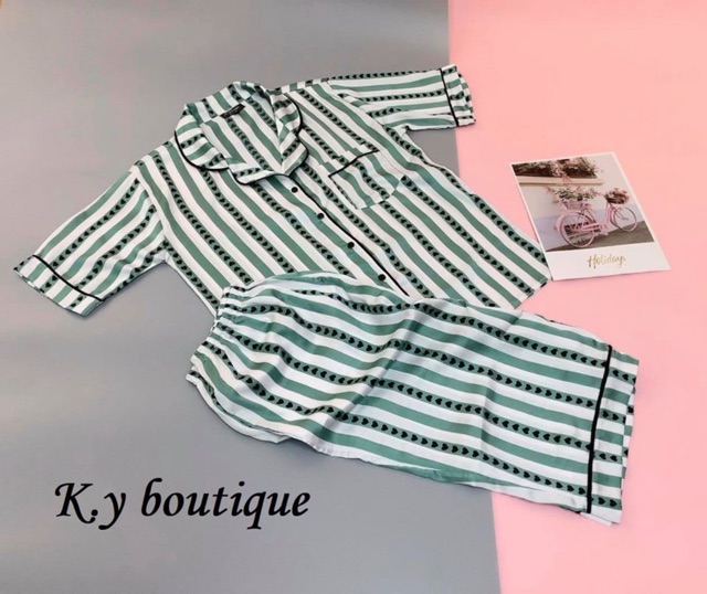 Pizama lửng satin bigsize 60-100kg | BigBuy360 - bigbuy360.vn