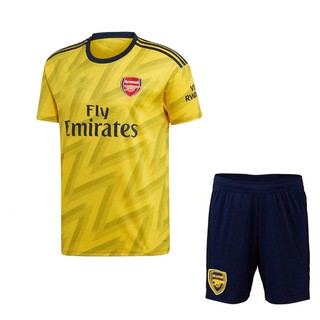 Quần Áo bóng đá CLB ARSENAL SÂN KHÁCH (Có ảnh thật) - vải thun lạnh xịn (Màu Vàng)  Mùa giải mới 2019/20
