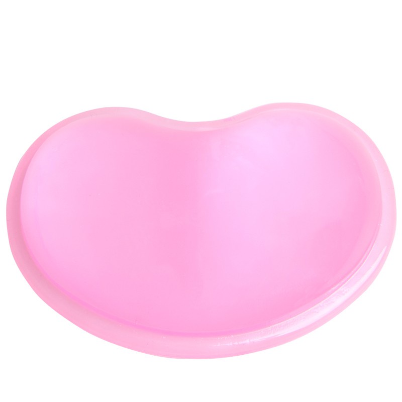 btsg Translucent Gel Silicone Wavy Mouse Pad Wrist Rest Support For Computer Laptop