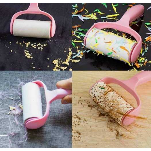 Cây Lăn Cầm Tay, Dính Bụi Quần Áo Cầm Tay Làm Sạch Đồ Đa Năng Tiện Dụng