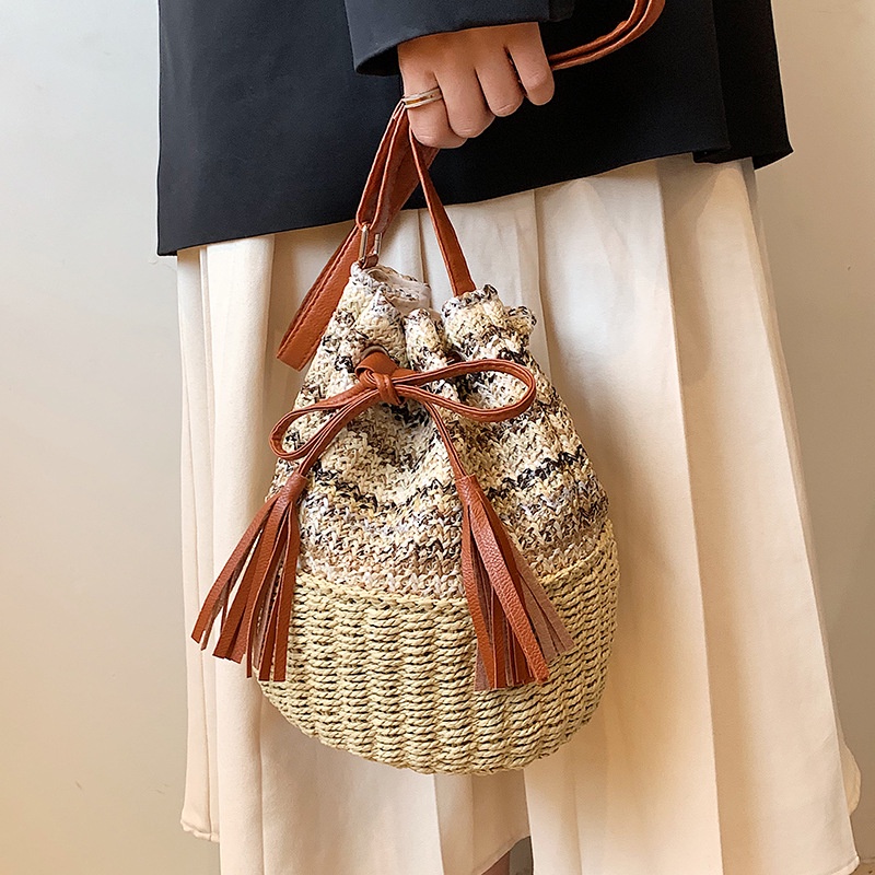 Túi cói Bằng Rơm Thời Trang 2022 Dành Cho Nữ