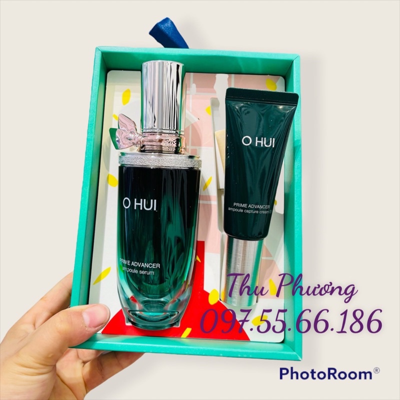 Set tinh chất căng bóng chống lão hóa Ohui Prime Ampoule Serum 50ml - 90ml