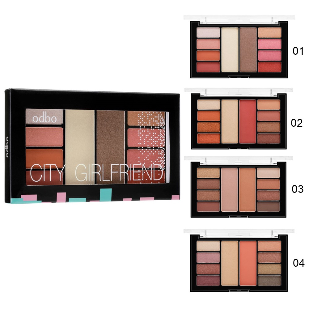 Phấn mắt Odbo City Girlfriend OD1031 Cocolux