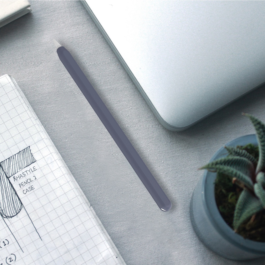 Vỏ silicon siêu mỏng tương thích với iPad Pencil 2 hỗ trợ sạc không dây