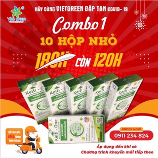 Khăn ướt kháng khuẩn Keiti One com bo 10 hộp khăn