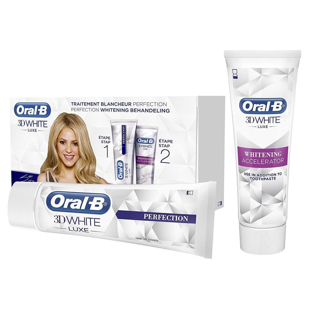 Bộ kem đánh trắng răng Oral-B 3D White Luxe Perfection Toothpaste Treatment