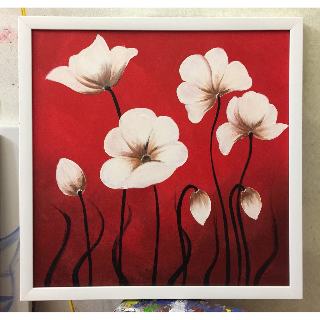 Tranh sơn dầu 35x35cm