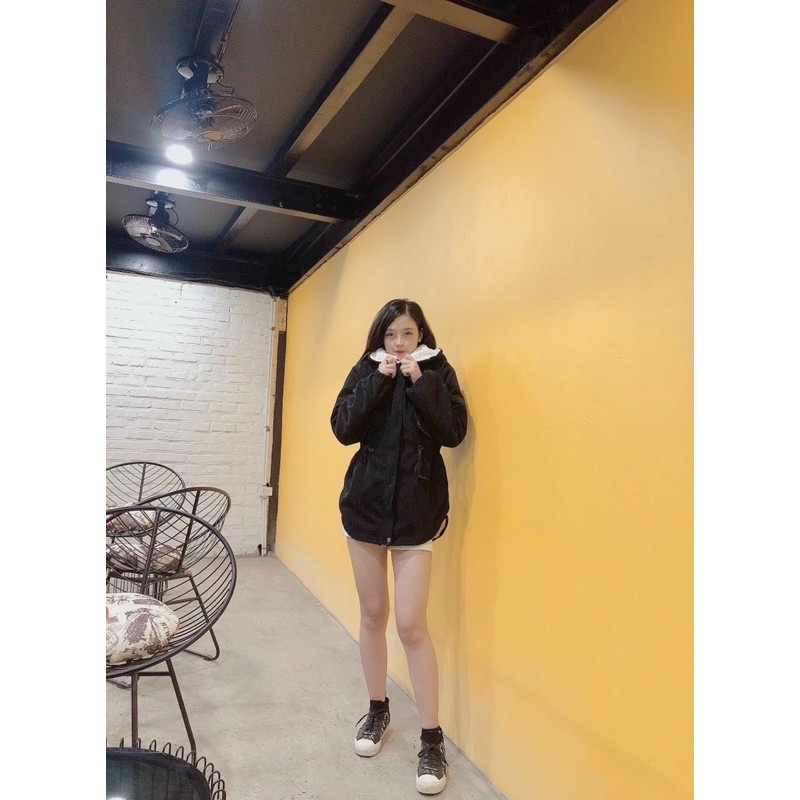 Áo Khoác nhung tăm lót lông siêu ấm | BigBuy360 - bigbuy360.vn