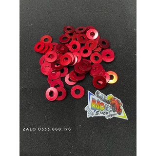 Long đền nhôm Đỏ 6li - 8li / long đền đỏ 6li, 8li