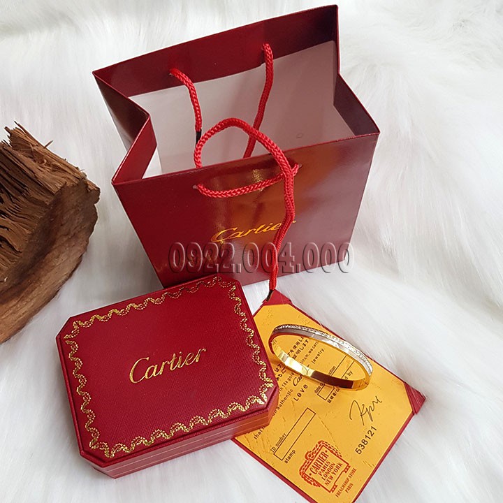 Vòng tay cẩn xà cừ 1 hàng đá xoàn, vòng tay nữ, vòng tay titan VZ1565.