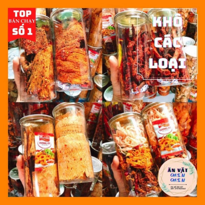 Khô mực mix khô heo, khô gà lon 300g, mix 3 vị, đậm đà, hàng đảm bảo chất lượng | BigBuy360 - bigbuy360.vn
