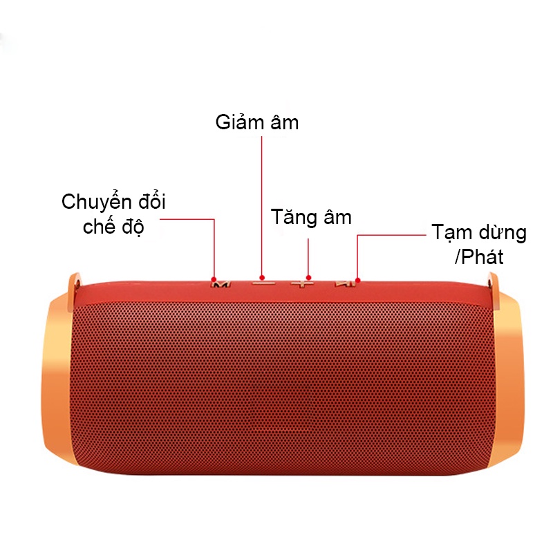 Loa Nghe Nhạc Bluetooth PKCB310 Speaker 6w Không Dây Âm Thanh Sống Động - Hàng Chính Hãng