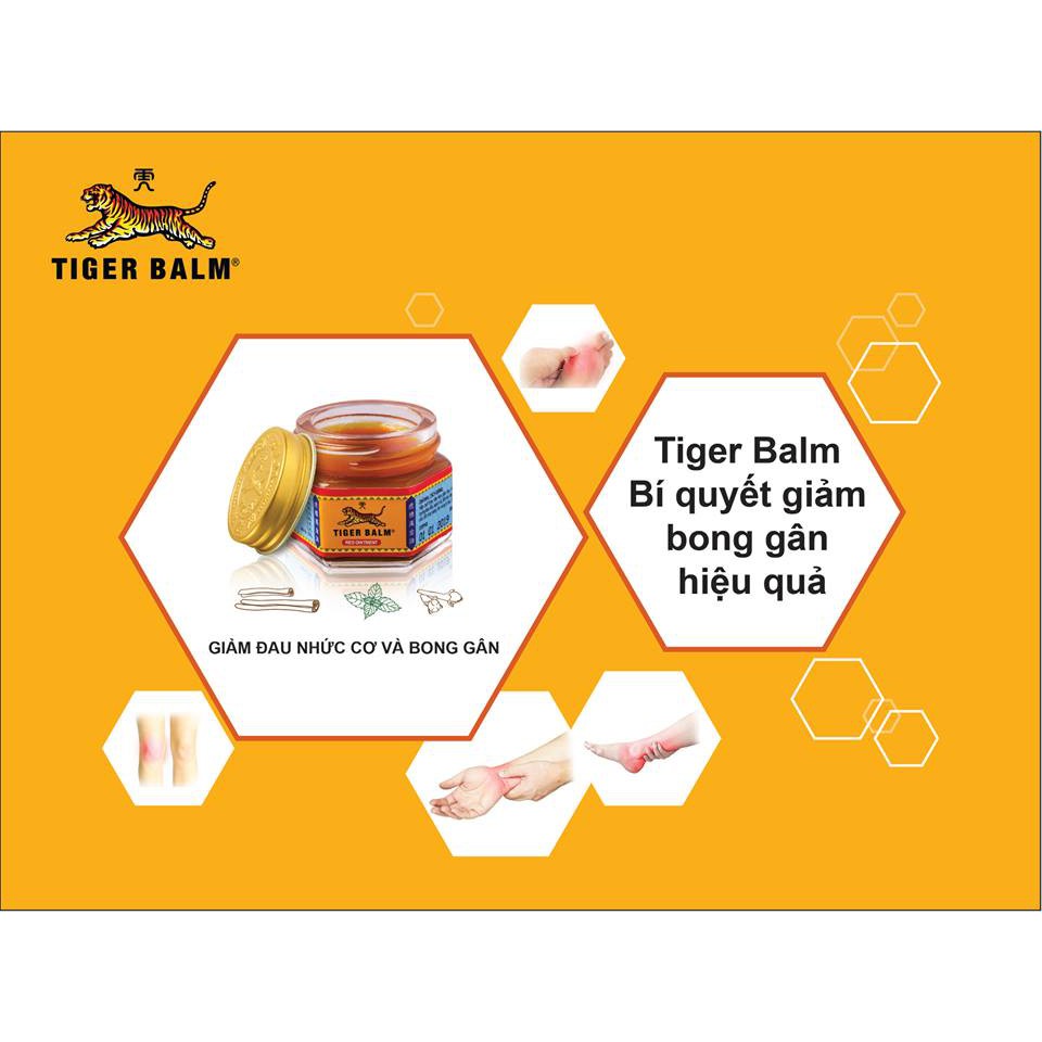 Combo Dầu con cọp Tiger Balm Red 30g