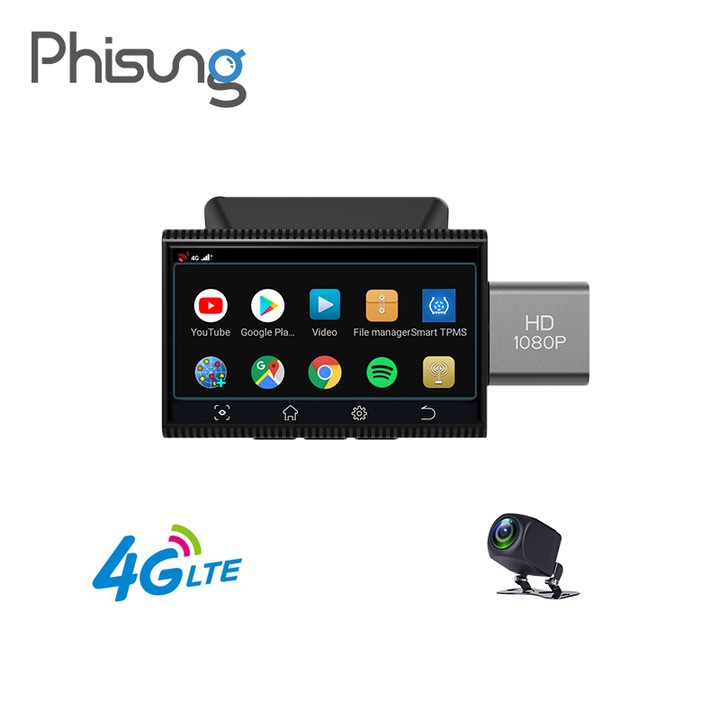 Camera hành trình cho ô tô Phisung K11 - Ram: 1GB, Rom: 8GB - Android: 8.1 | WebRaoVat - webraovat.net.vn