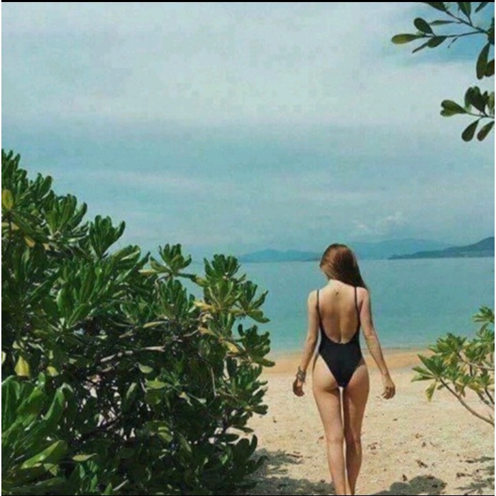 Bikini Bodysuit khoét mông sexy Sỹ Thanh VATIXA BKN80 ĐEN