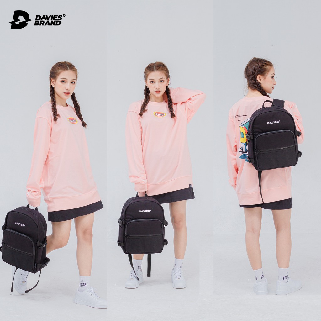 Balo mini vải canvas DAVIES Mini Backpack Original