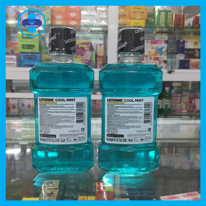 Nước Súc Miệng LISTERINE Cool Mint 250ml Xuất xứ Thái Lan