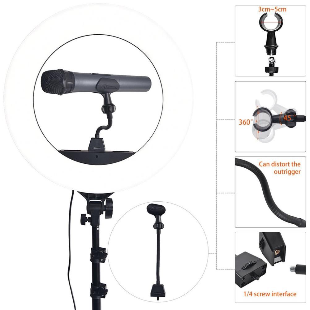 Đèn Led Livestream Ring ZB-R18  - Full Phụ Kiện