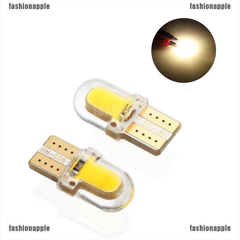 Set 10 Đèn LED T10 194 168 W5W 8SMD Ánh Sáng Trắng Dành Cho Ô Tô