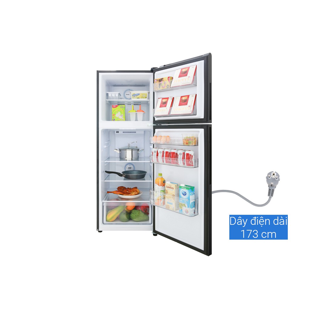 { GIÁ SỈ ) [Mã ELMS05 giảm 5% đơn 300k]T249MA PB - Tủ lạnh Aqua Inverter 235 lít AQR-T249MA PB