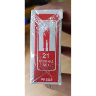Lưỡi dao mổ số 21 hộp 100 cây