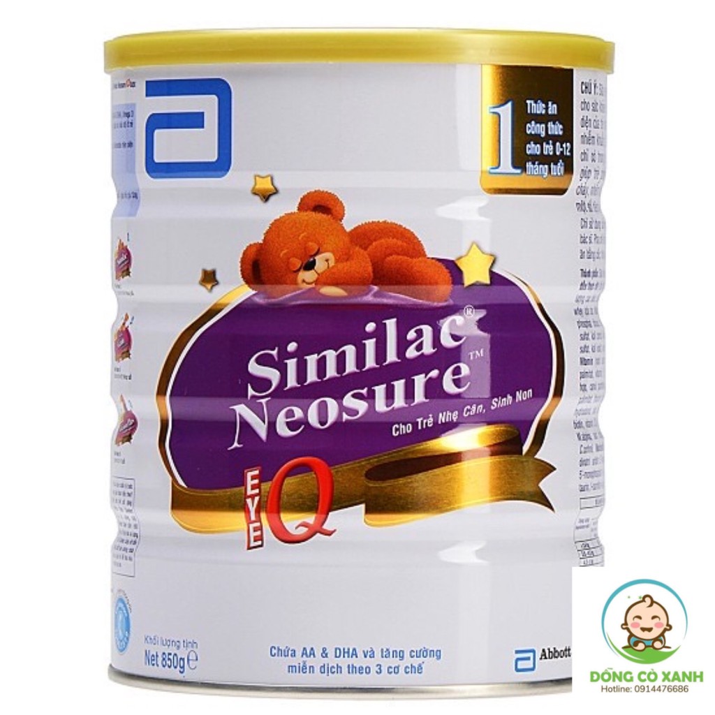 [ hạn t2-2023]Sữa bột Similac Neosure 1 - 850g