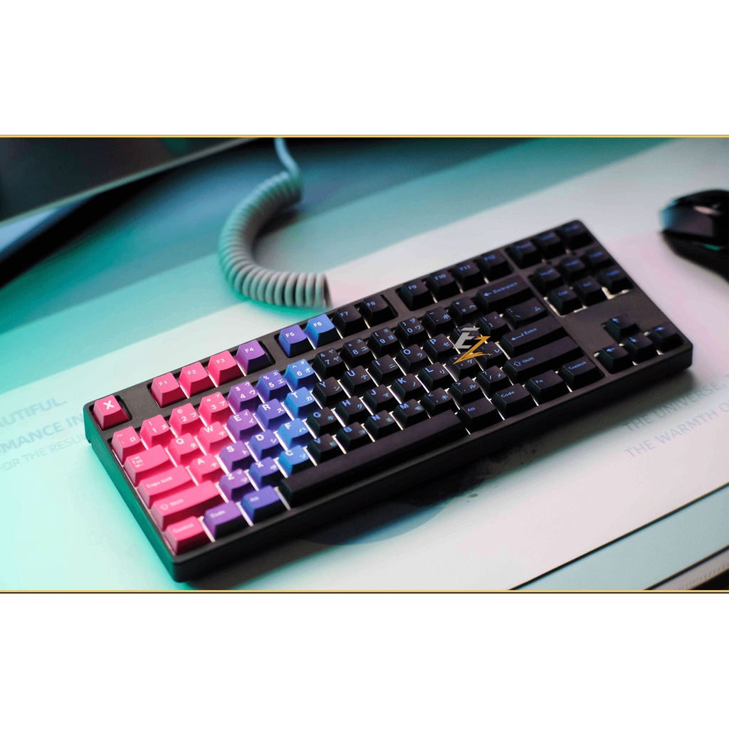 Keycap Phantom Cho Bàn Phím Cơ Chất Liệu Thick PBT Cherry Profile In Dyesub 129 Phím | Gearbros