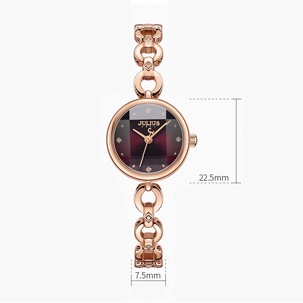 Julius Đồng Hồ quartz Chống Thấm Nước Phong Cách Hàn Quốc 1171