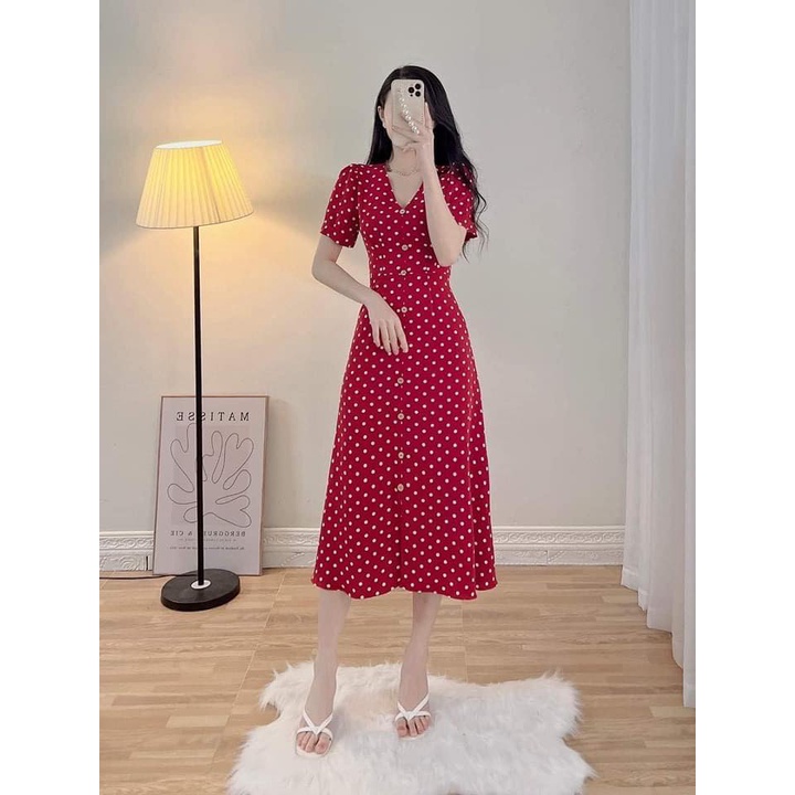 [38kg-120kg] Đầm Bigsize MG42. Khách Ib Để Được Tư Vấn Chọn Size.