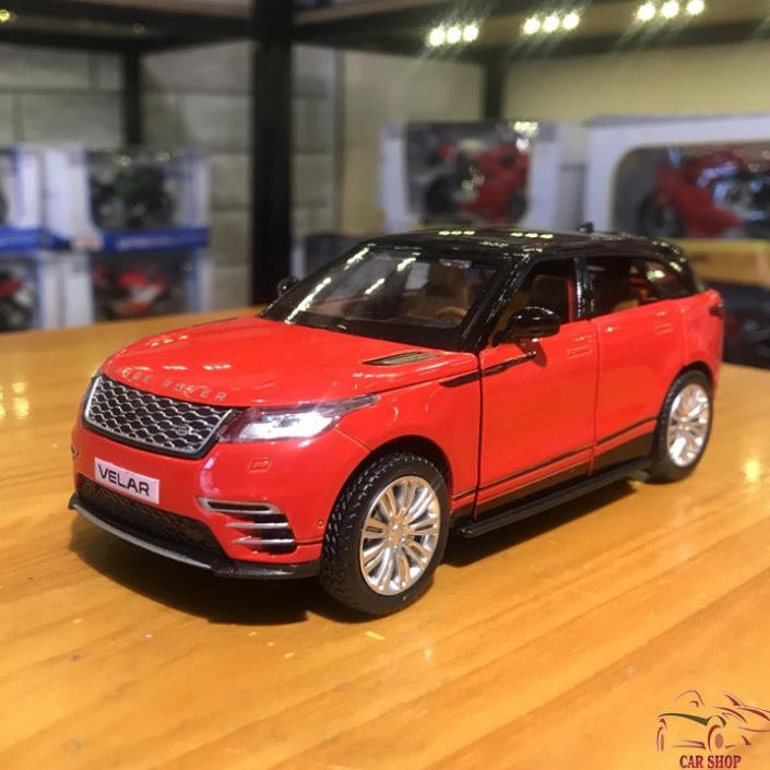 Mô hình xe ô tô Land Rover Range Rover Velar tỉ lệ 1:32 màu đỏ