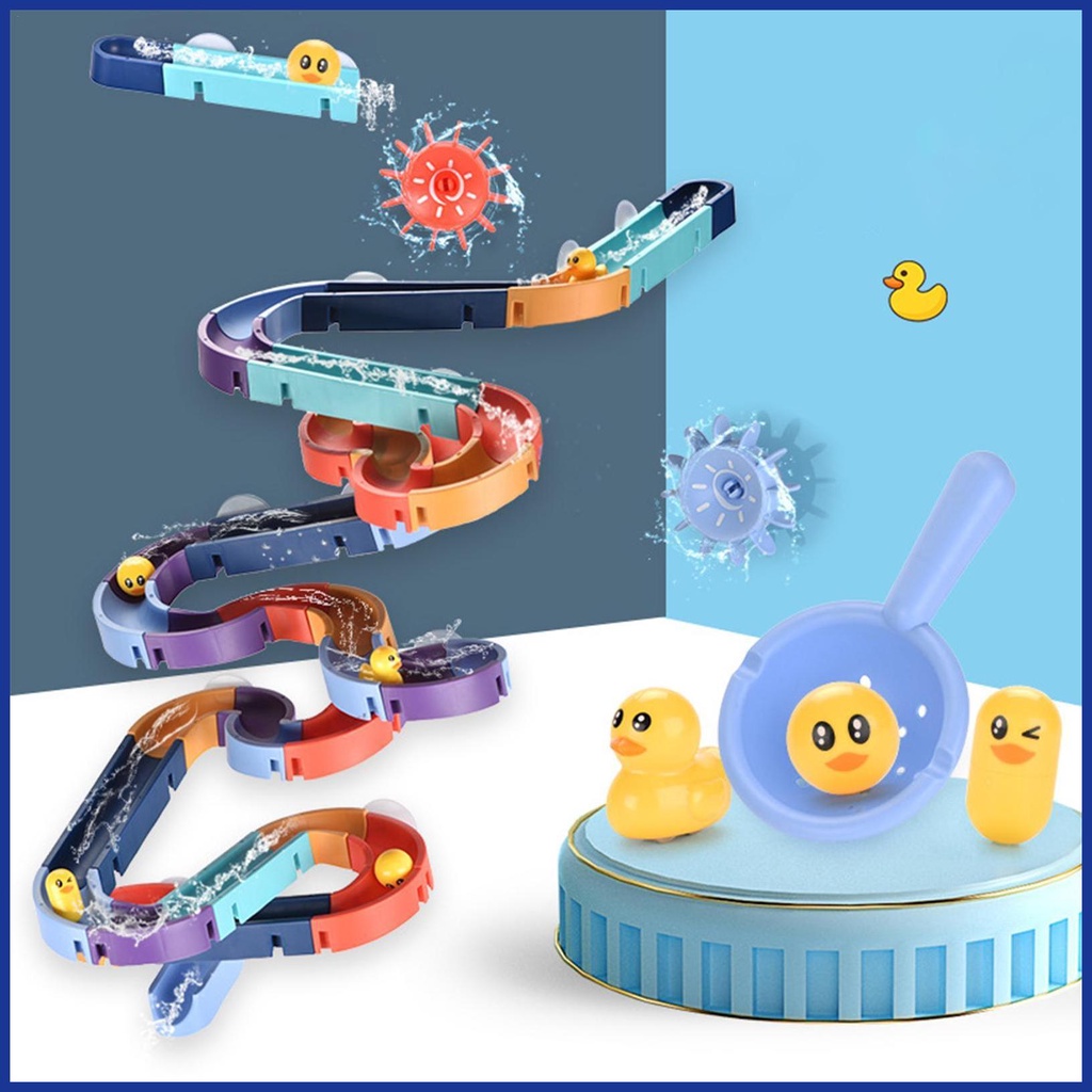 Đồ Chơi Đường Ray Trượt Nước Vui Nhộn Cho Bé Tắm