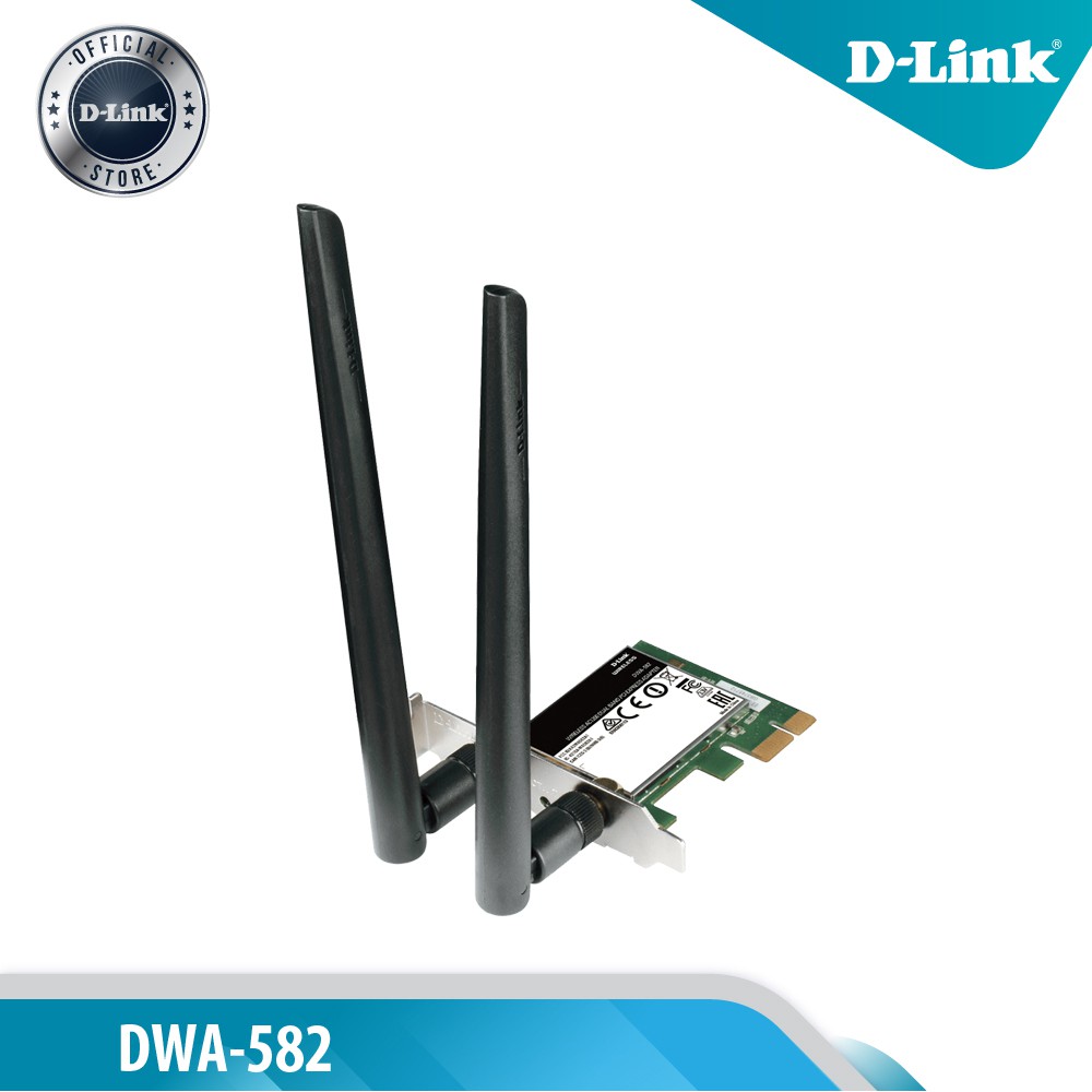 D-LINK DWA-582 - Bộ thu sóng Wi-fi băng tầng kép AC1200 1200Mbps