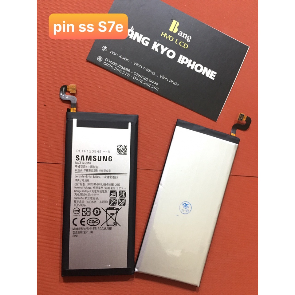 PIN ĐIỆN THOẠI SAMSUNG S6/ S6E/ S7/ S7E THAY THẾ PHỤ KIỆN ZIN ĐẸP