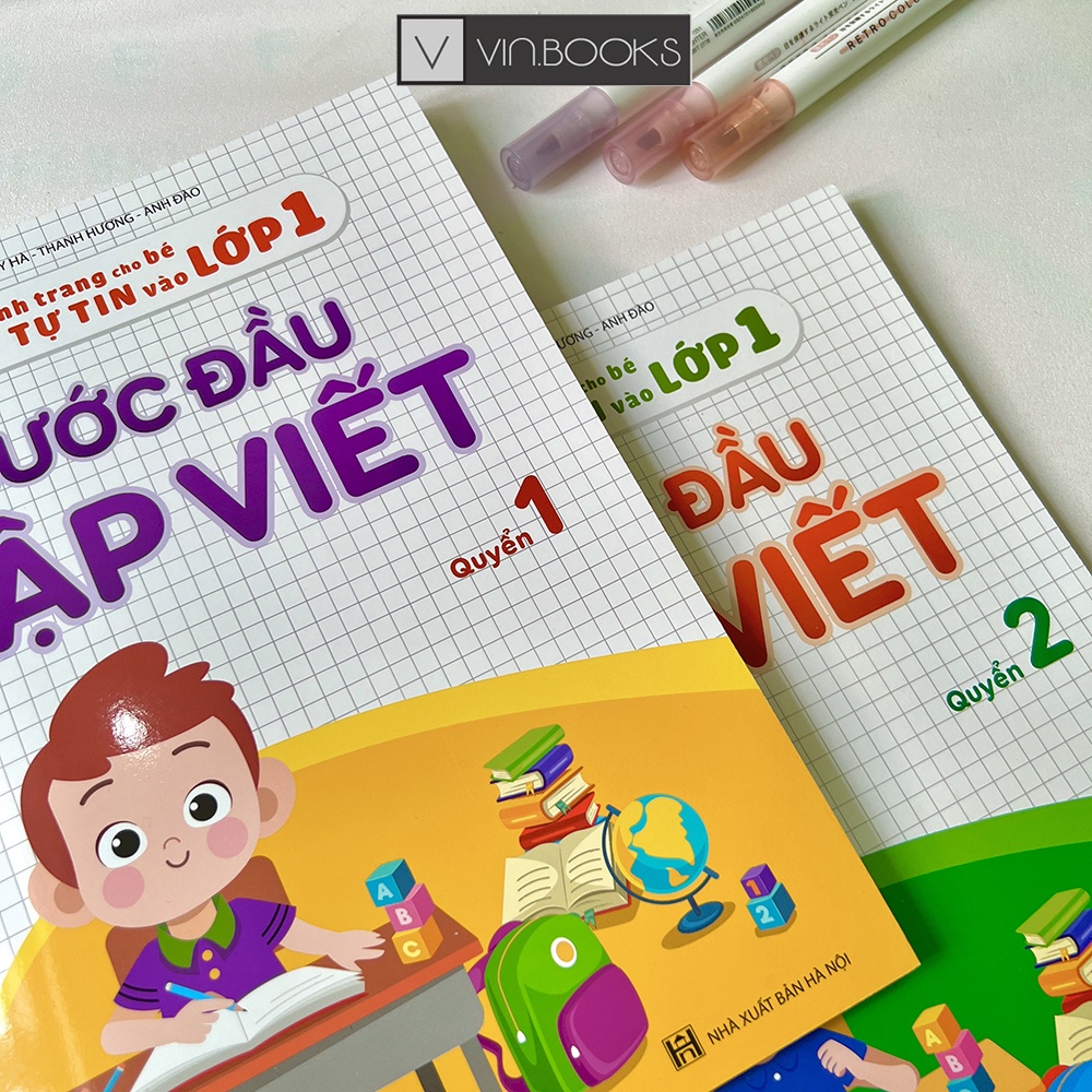 Sách - Bước Đầu Tập Viết - Combo 2 Quyển - Hành Trang Cho Bé Tự Tin Vào Lớp 1