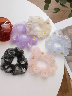 CỘT TÓC SCRUNCHIES - bông cúc
