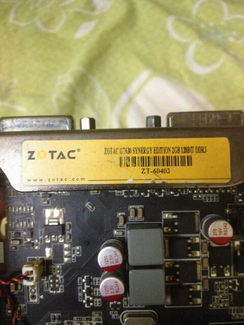 Card Zotac Gt630 2gb/ddr3/128bit