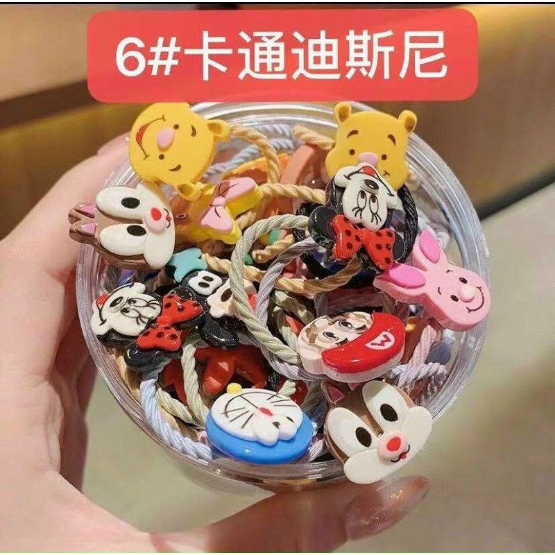 dây buộc tóc 30 chi tiết phong cách Hàn Quốc