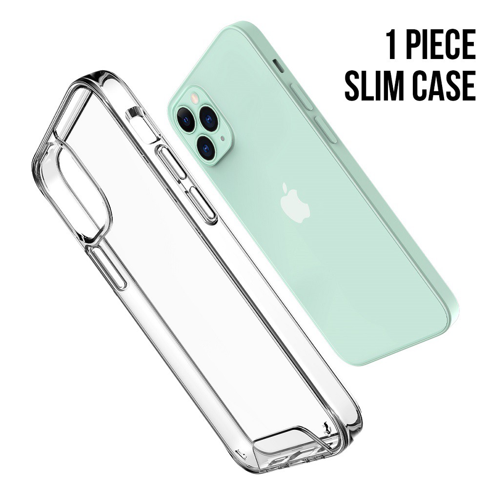 Ốp Điện Thoại Nhựa Acrylic Trong Suốt Siêu Mỏng Kiểu Áo Giáp Quân Đội Cho Iphone 11 Pro Max