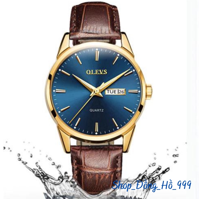 Đồng Hồ Nam dây da thời trang Cao Cấp 𝐎𝐋𝐄𝐕𝐒
