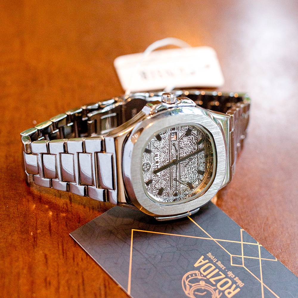 Đồng hồ nam chính hãng đẹp dây thép cao cấp mặt vuông thời trang họa tiết cổ điển chống nước Rozida'1 DH16 | BigBuy360 - bigbuy360.vn