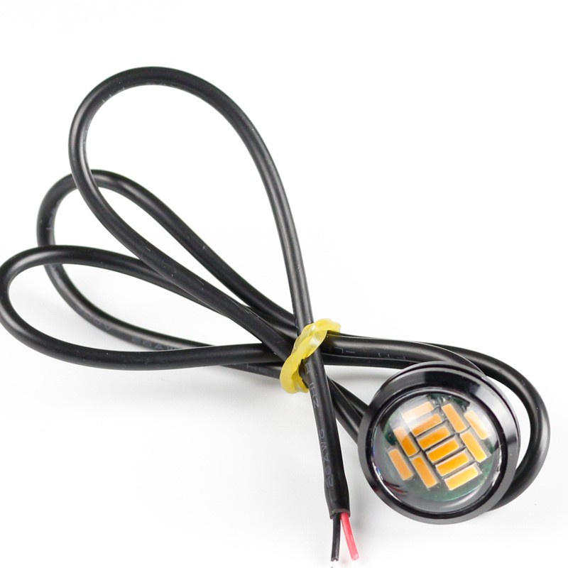 Đèn LED Mắt Đại Bàng DC12V 15W 23MM Ánh Sáng Trắng / Xanh Dương / Vàng / Đỏ Chuyên Dụng Cho Xe Hơi