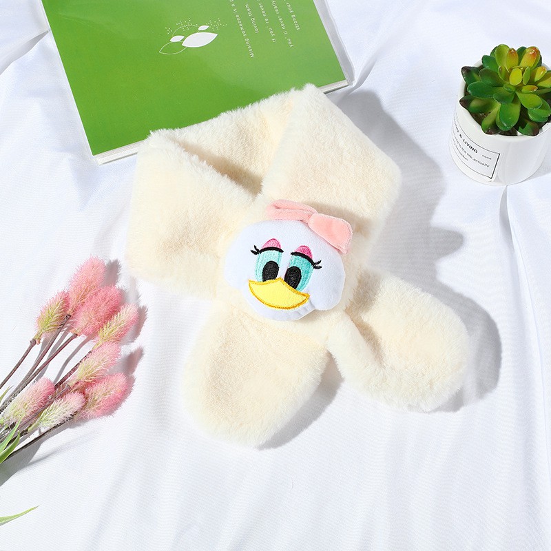 Khăn trẻ em cổ lông ngắn hình mèo các màu