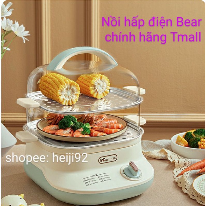 Nồi hấp 2 tầng Bear bản cơ chính hãng (HDSD tiếng Việt)