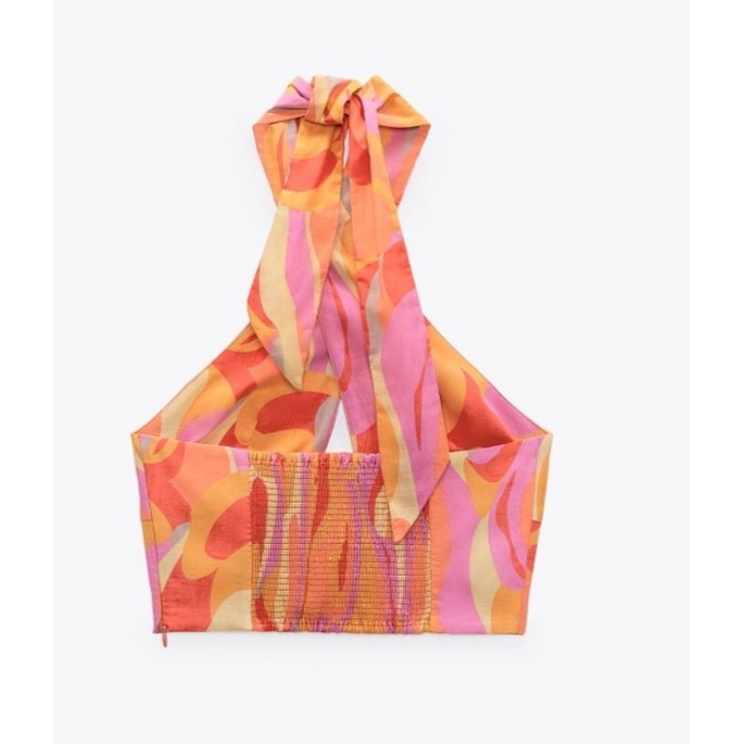 Áo Lửng Croptop Zara Authentic sz Xs, new 98%