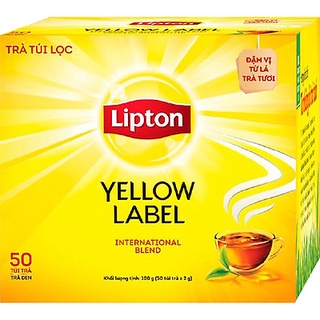 Trà Lipton nhãn vàng 100 tép