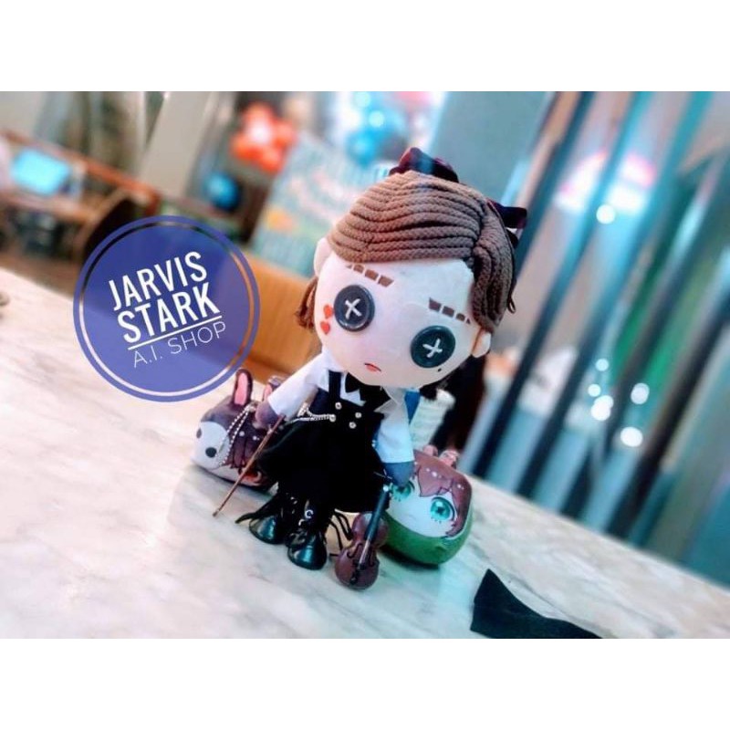 Măng tô tủ Noir cho doll 15/20cm IDV